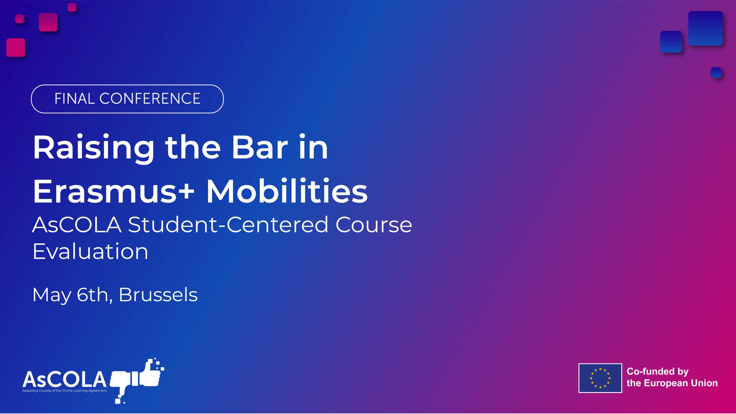 Raising the Bar in Erasmus+ Mobilities: AsCOLA Student-Centered Course ...