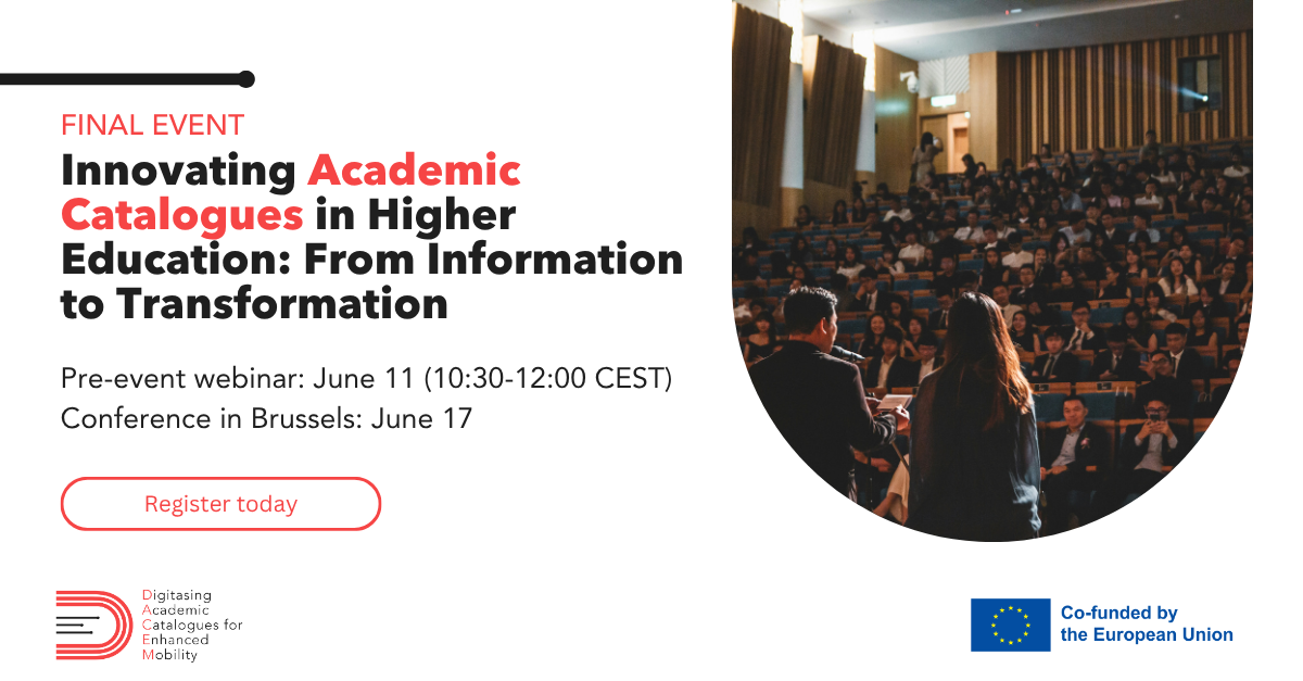 Innovating Academic Catalogues in Higher Education: DACEM final event