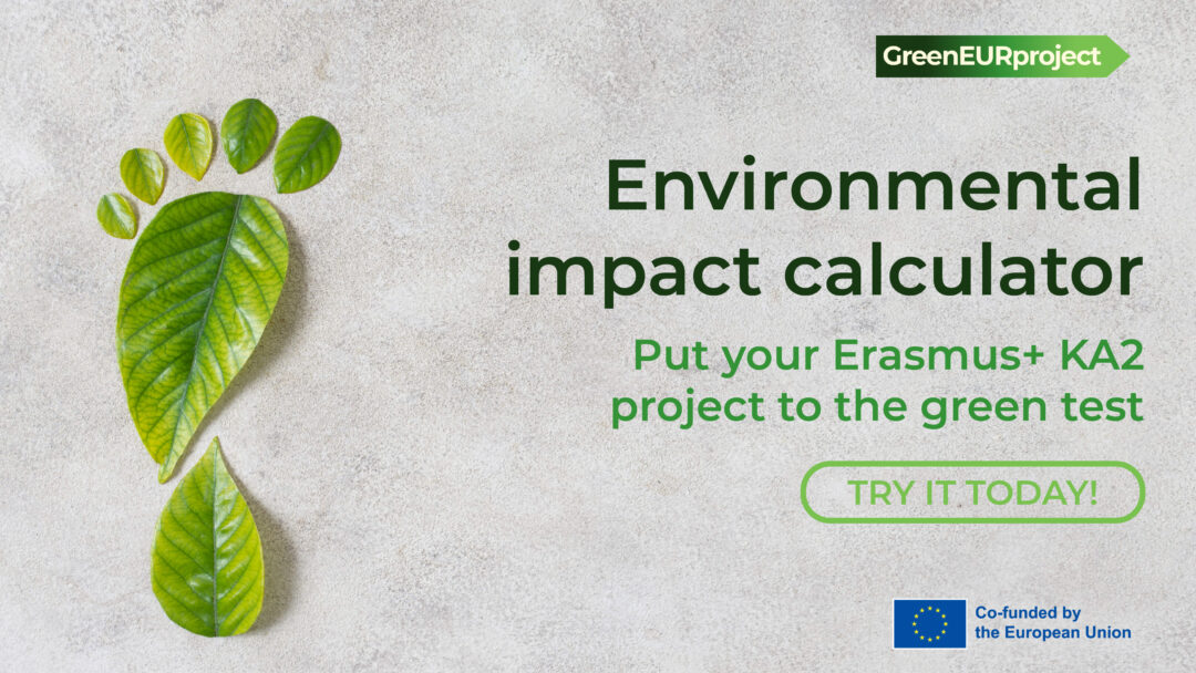 Test the new GreenEUR Environmental Impact Calculator