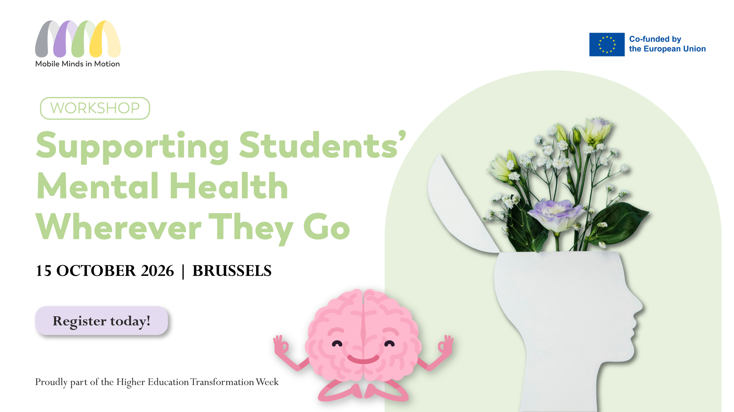 Mobile Minds in Motion Workshop in Brussels on 15 October